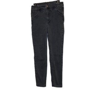 WE THE FREE Free People Black Skinny Jeans Y2K 80s 90s Womens Size 31